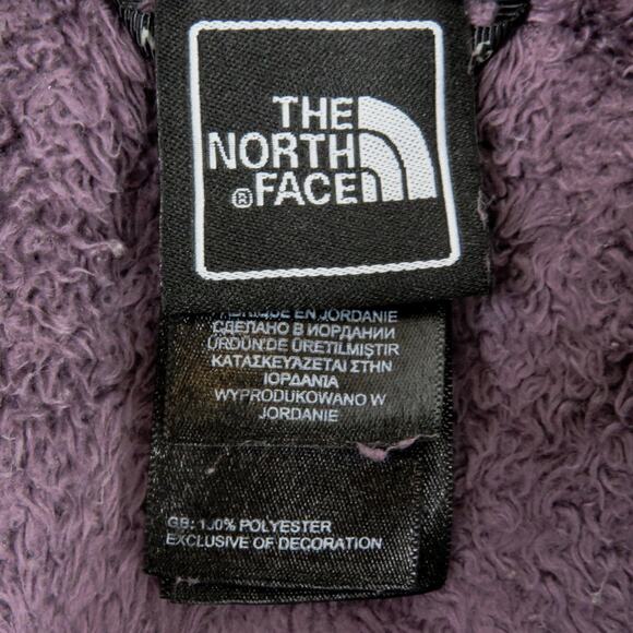 The North Face Women's Osito Fleece Jacket Midnight Mauve Small Purple Fuzzy - Picture 7 of 9